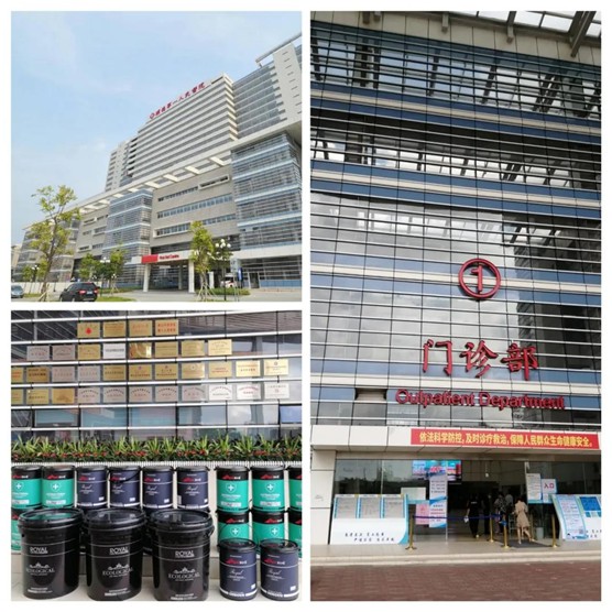 又一標(biāo)桿項目落成 君匠世家藝術(shù)涂料主力醫(yī)院墻飾工程