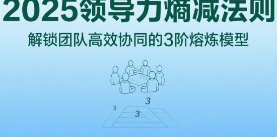 2025領(lǐng)導(dǎo)力熵減法則：解鎖團隊高效協(xié)同的3階熔煉模型