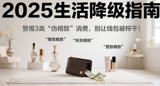 2025生活降級指南：警惕3類“偽精致”消費(fèi)，別讓錢包被榨干!